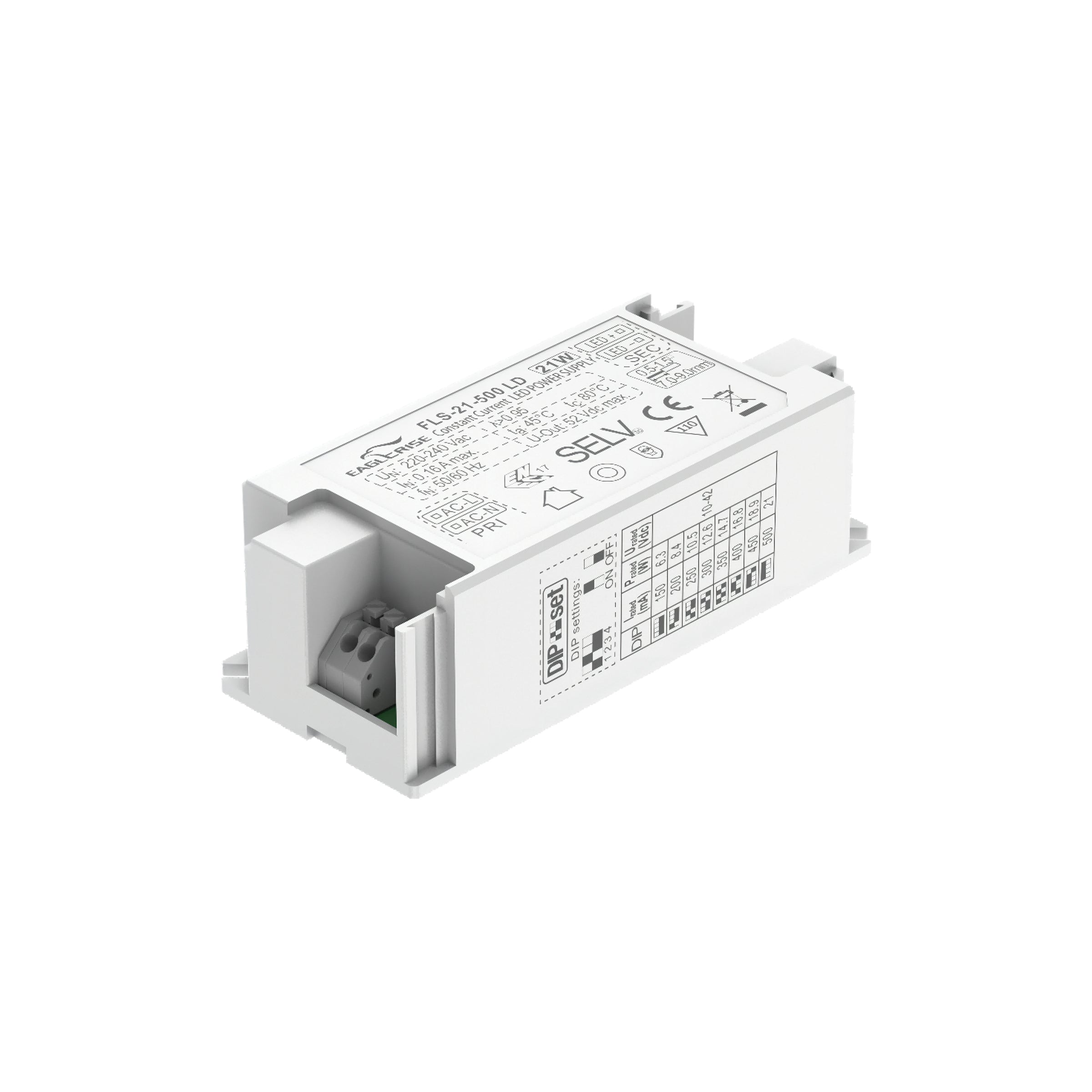 Light Fixture DRIVER ON-OFF 21W 150-500mA 10-42V EAGLERISE – Zambelis