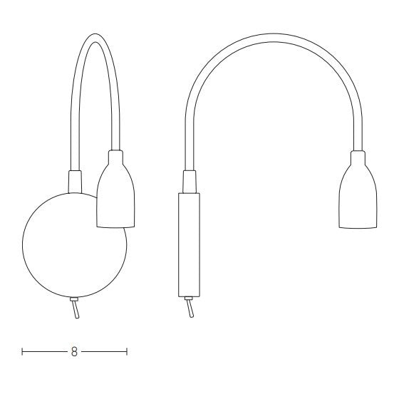 LED Modern Hotel Wall Lamp ZAMBELIS