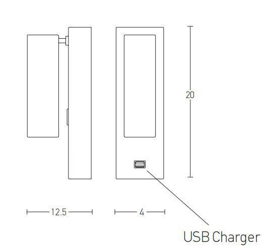 LED Modern Hotel Wall Lamp ZAMBELIS