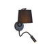 Light Fixture SCONCE LED 3W+E27 MAX 40W METAL BLACK – Zambelis