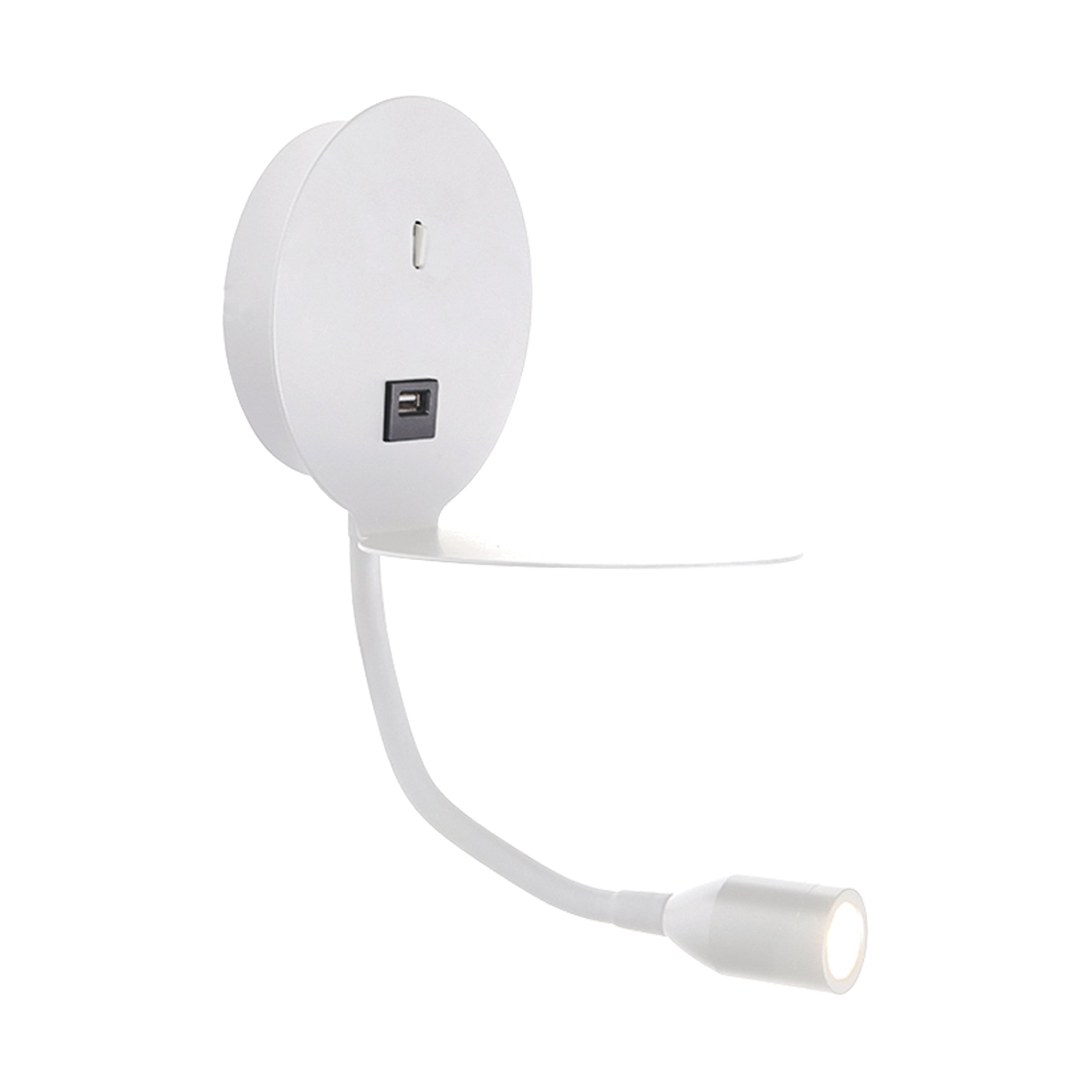 Light Fixture SCONCE LED 3W METAL WHITE USB – Zambelis