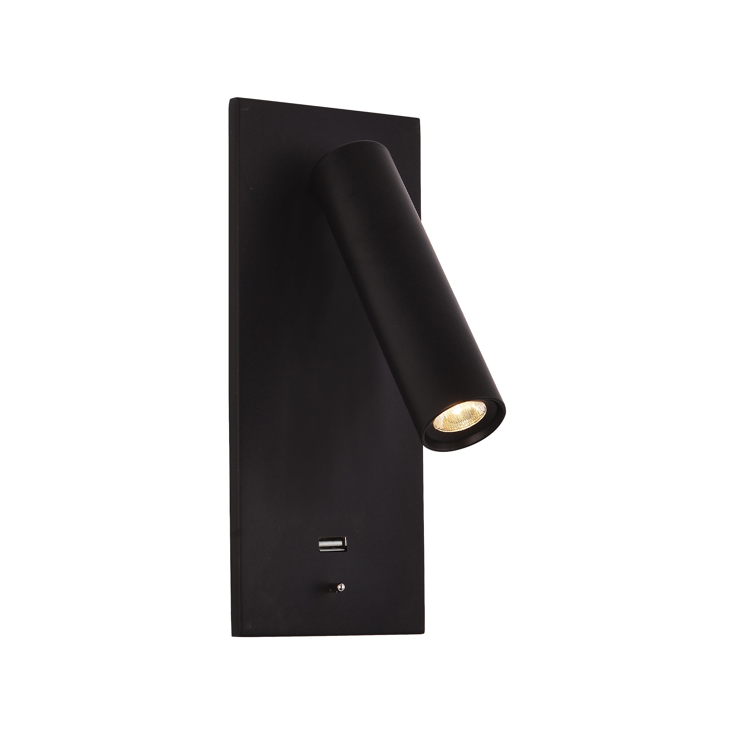 Light Fixture SCONCE RECESSED LED 3W METAL BLACK USB – Zambelis