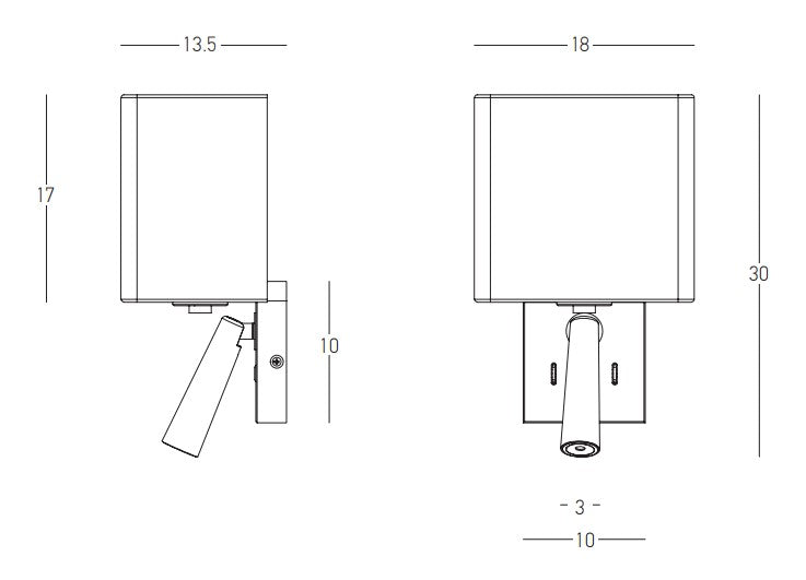 LED Modern Wall Lamp ZAMBELIS