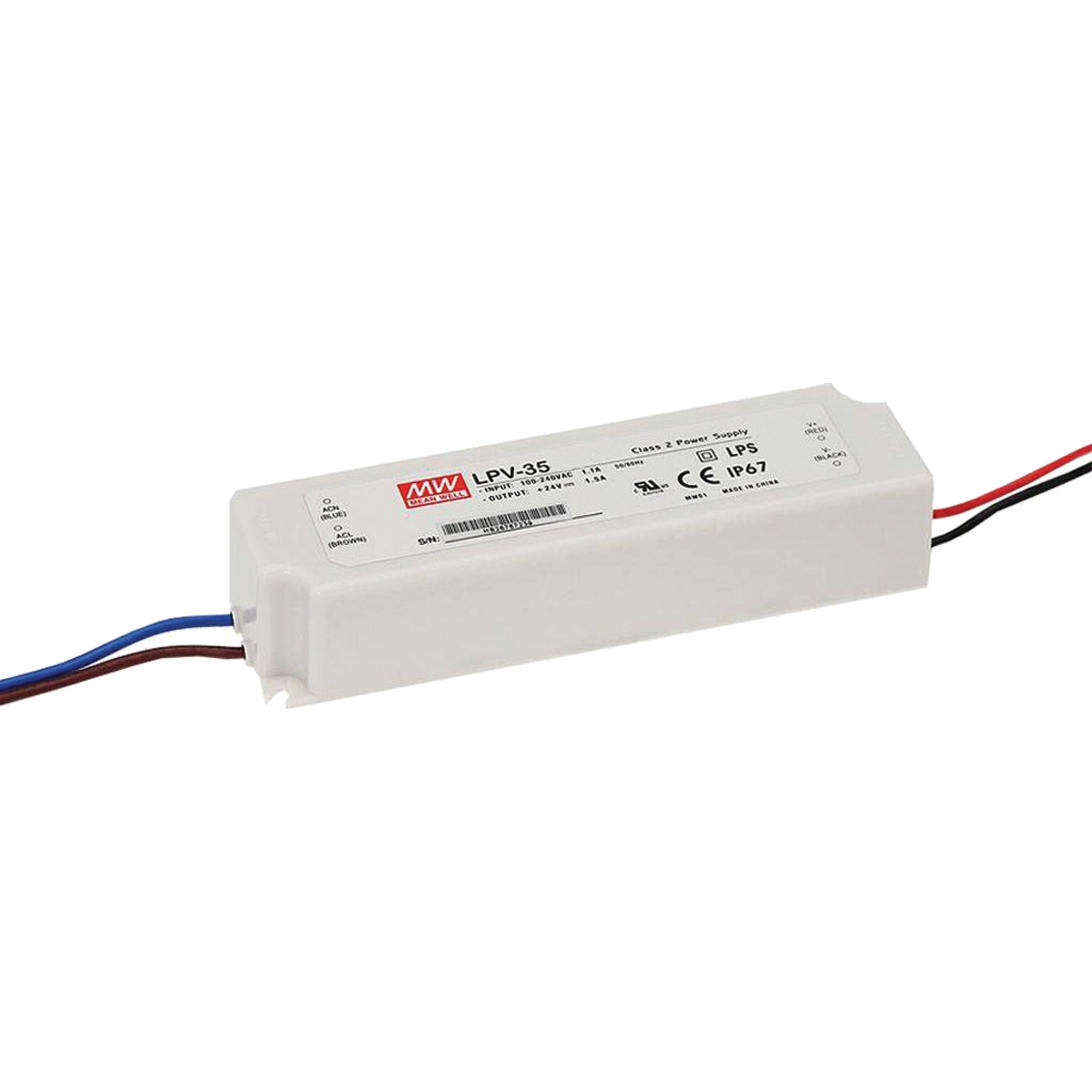 Light Fixture DRIVER 35W-24V ON-OFF IP67 MEANWELL – Zambelis