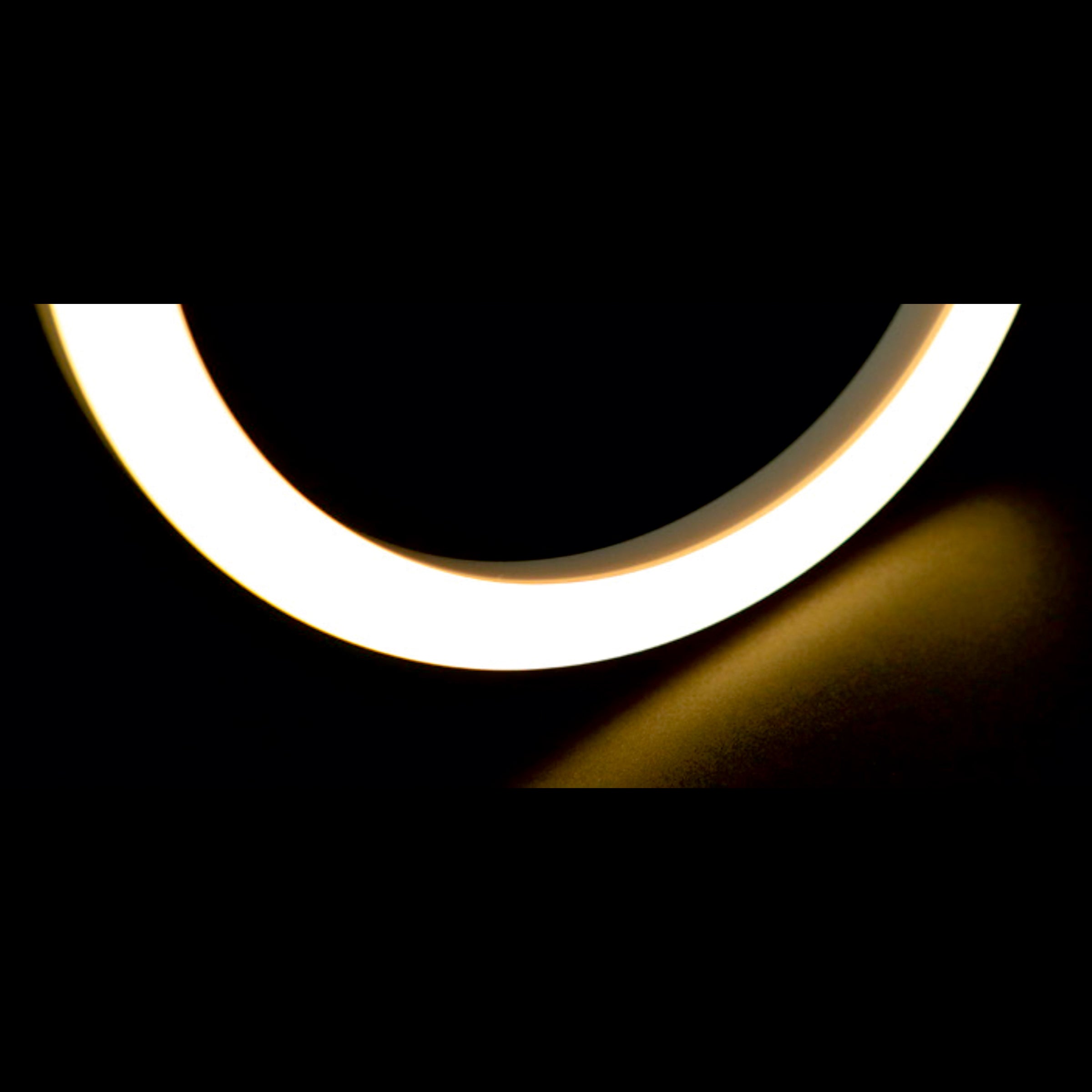 Light Fixture LED RUBBER 16x16MM WHITE NEON SIDE BENDING 24V 15W/m 140 LEDs/m 2700K IP67 – Zambelis