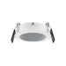 Light Fixture RECESSED COVER FOR LED MODULE 15W (S344-S345),SANDY WHITE – Zambelis
