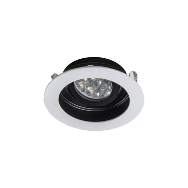 Spot Light RECESSED SPOT 1XGU10 ALUMINIUM WHITE-BLACK MATT – Zambelis