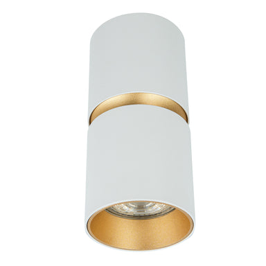 Spot Light CELING SPOT 1XGU10 ALUMINIUM SANDY WHITE- GOLD MATT – Zambelis