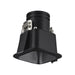 Spot Light RECESSED SQUARE LED SPOT 7W 3000K IP54 SANDY BLACK – Zambelis
