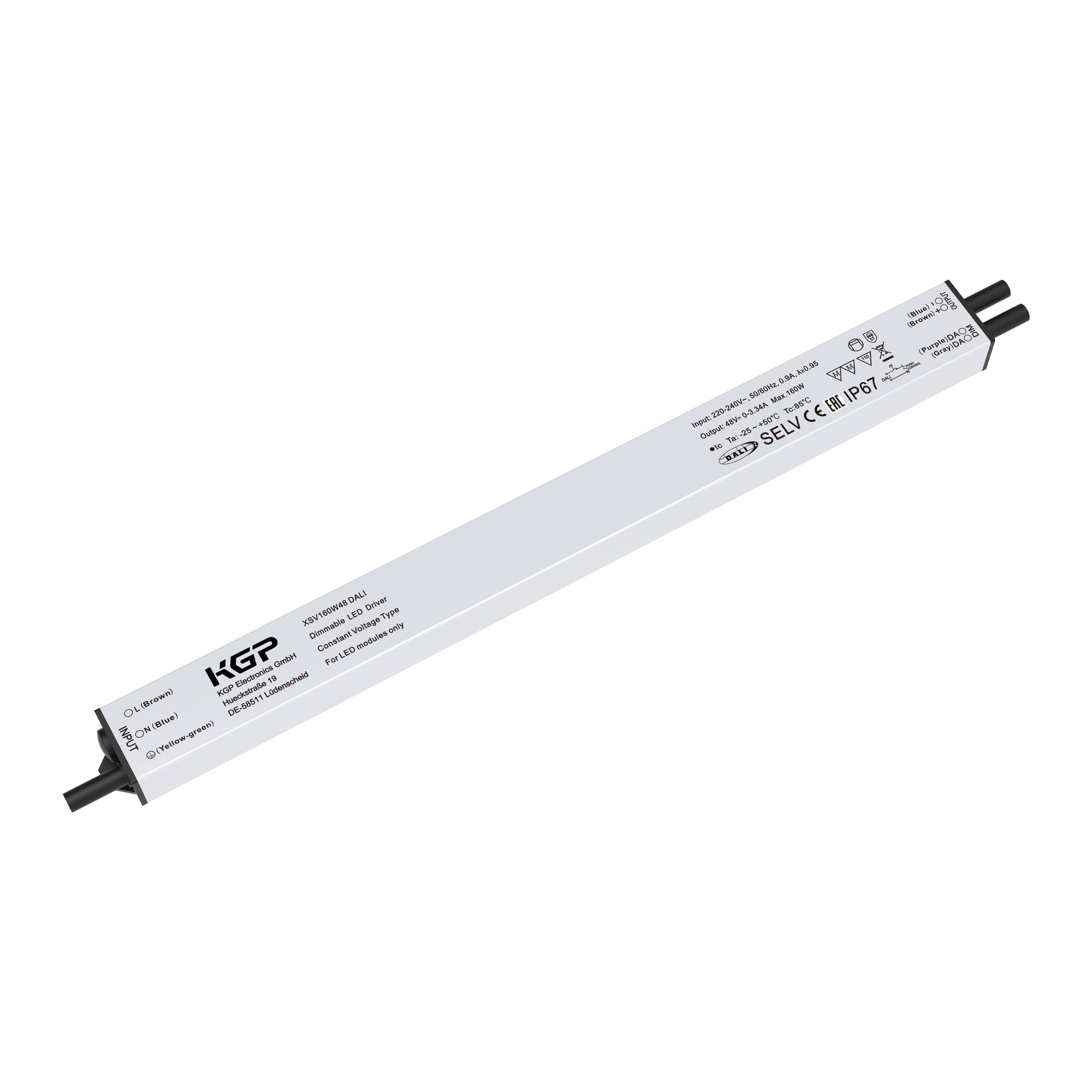 Light Fixture DRIVER BUTTON-DALI2 160W-48V DALI IP67 KGP – Zambelis