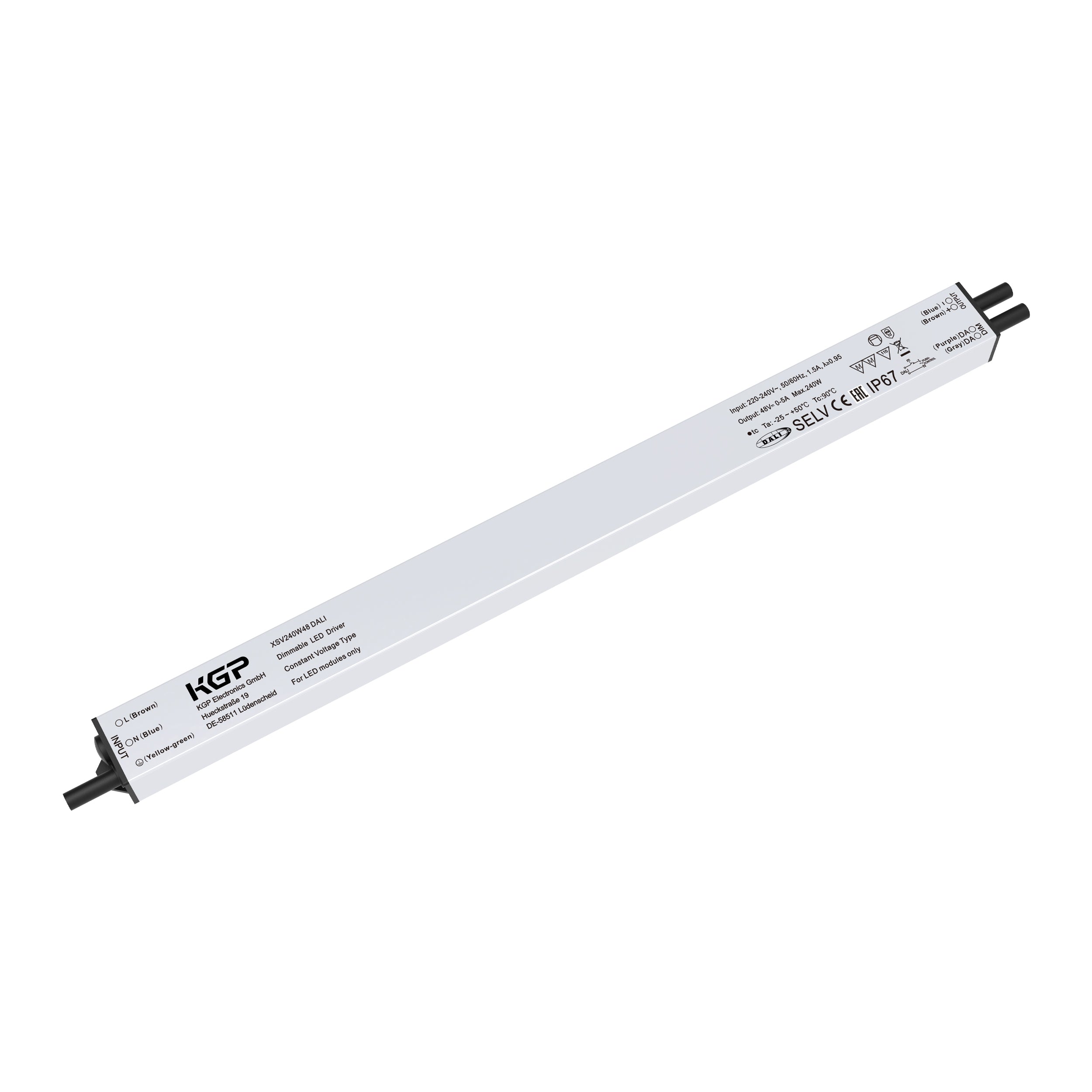 Light Fixture DRIVER BUTTON-DALI2 240W-48V DALI IP67 KGP – Zambelis