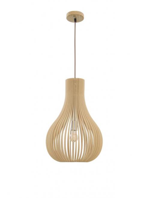 Pendant Natural Wood Lamp  SOHO NOVA LUCE