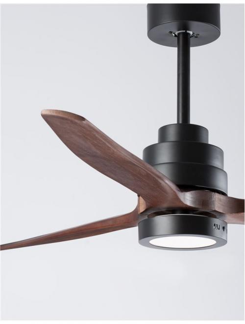 LED Modern CEILING FAN SABAL/NATURE NOVA LUCE