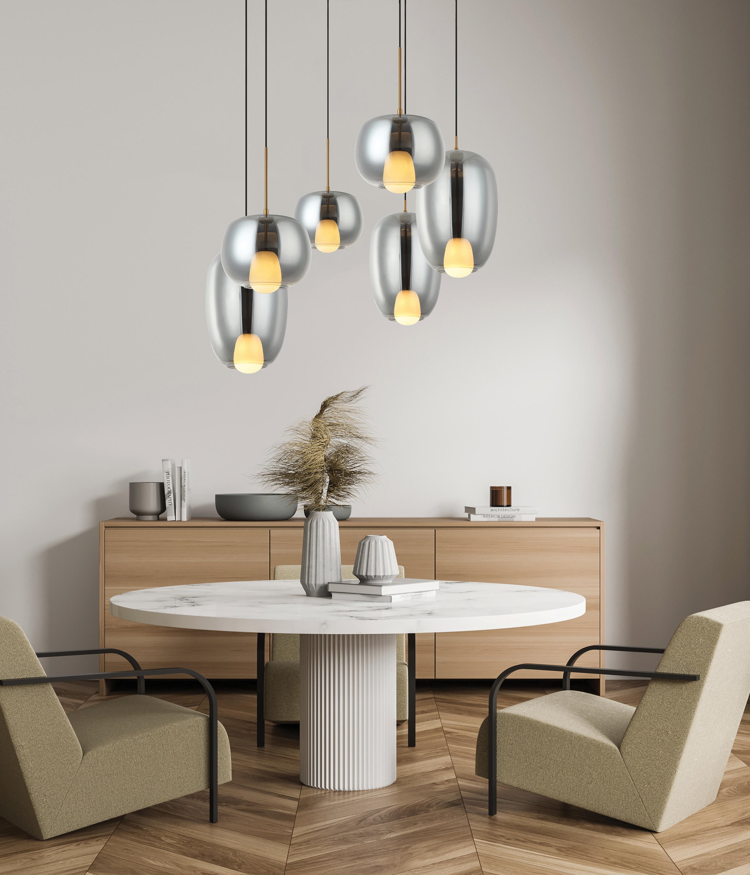 Modern Pendant and Table Lamp  ZAMBELIS