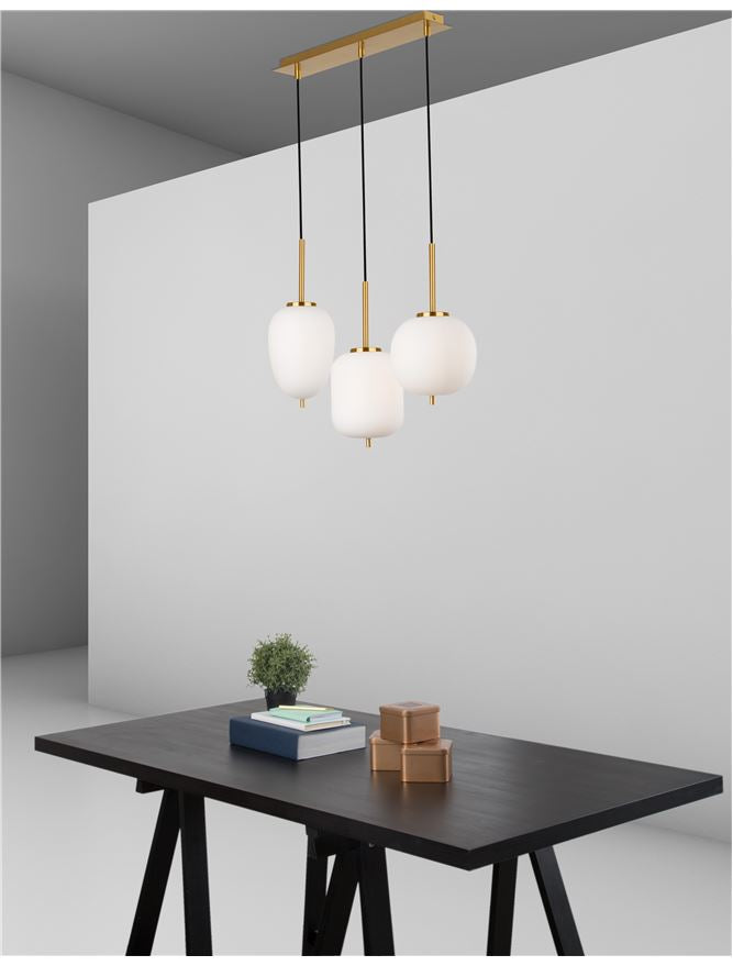 Modern Pendant Lamp  LATO  E14 NOVA LUCE-GOLD