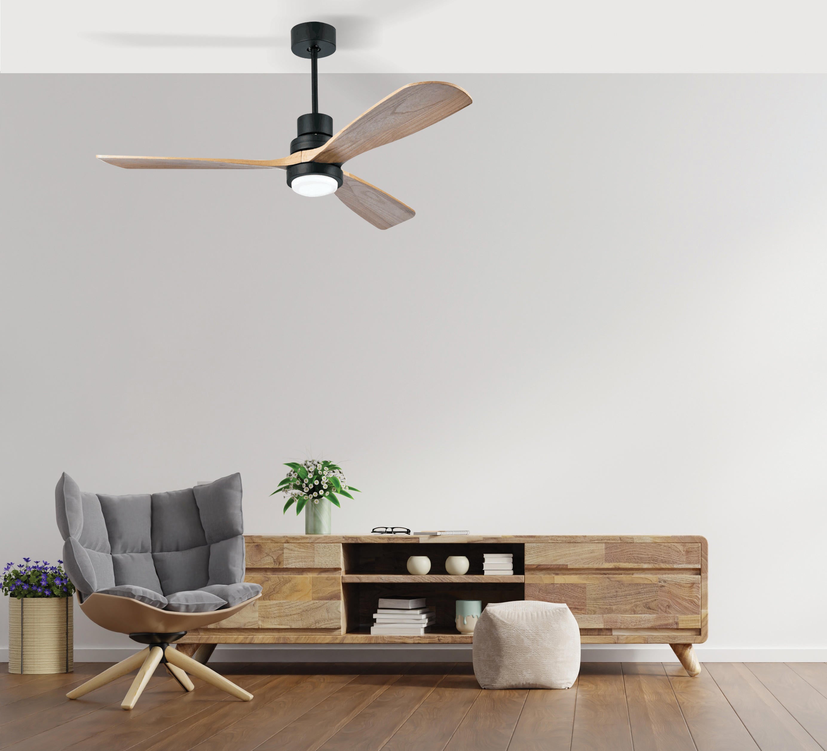 LED Modern CEILING FAN  ZAMBELIS