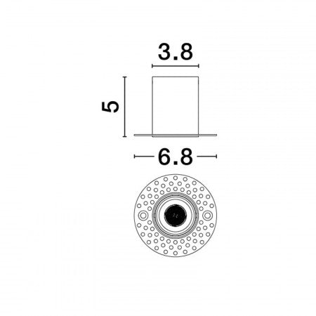 LED Downlight Recessed Spots UHO NOVA LUCE