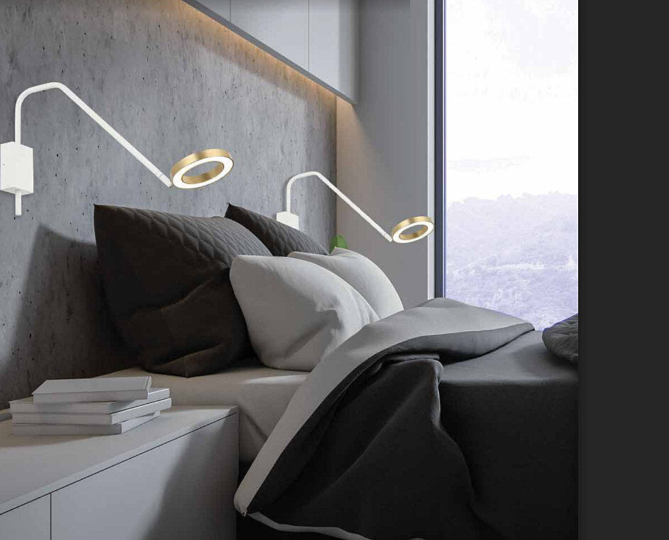 LED Modern Wall Lamp Dimmable Triac ZAMBELIS