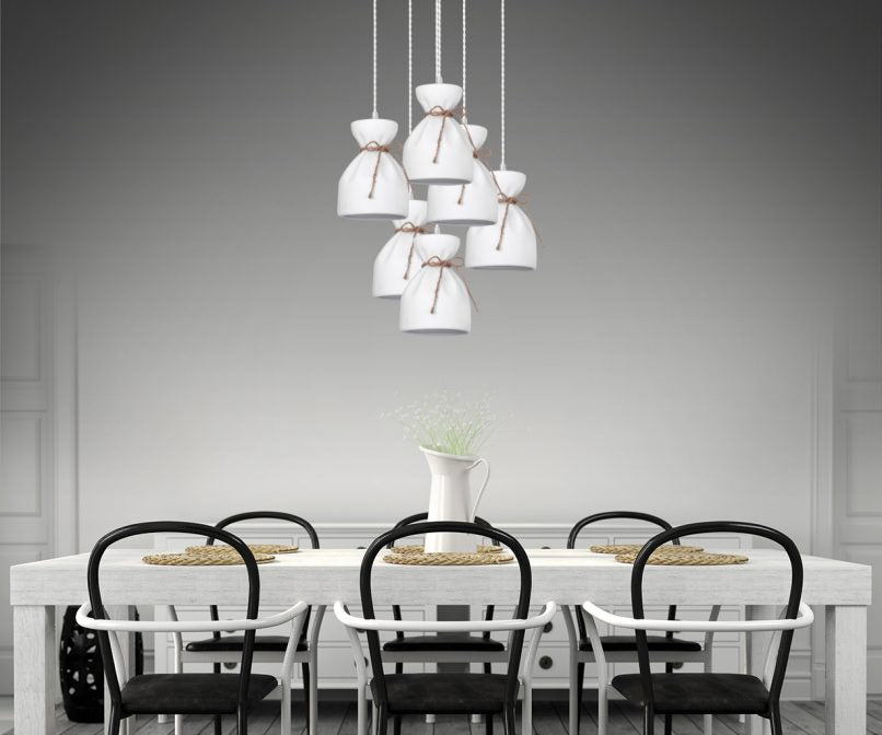 Modern Pendant Lamp PORCELAIN Luma