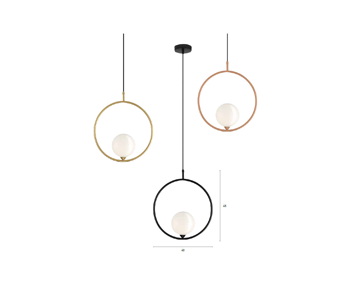 Modern Pendant Lamp  1xG9