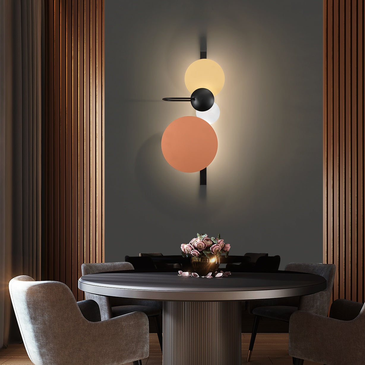 Modern Wall Lamp 3-discs Luma