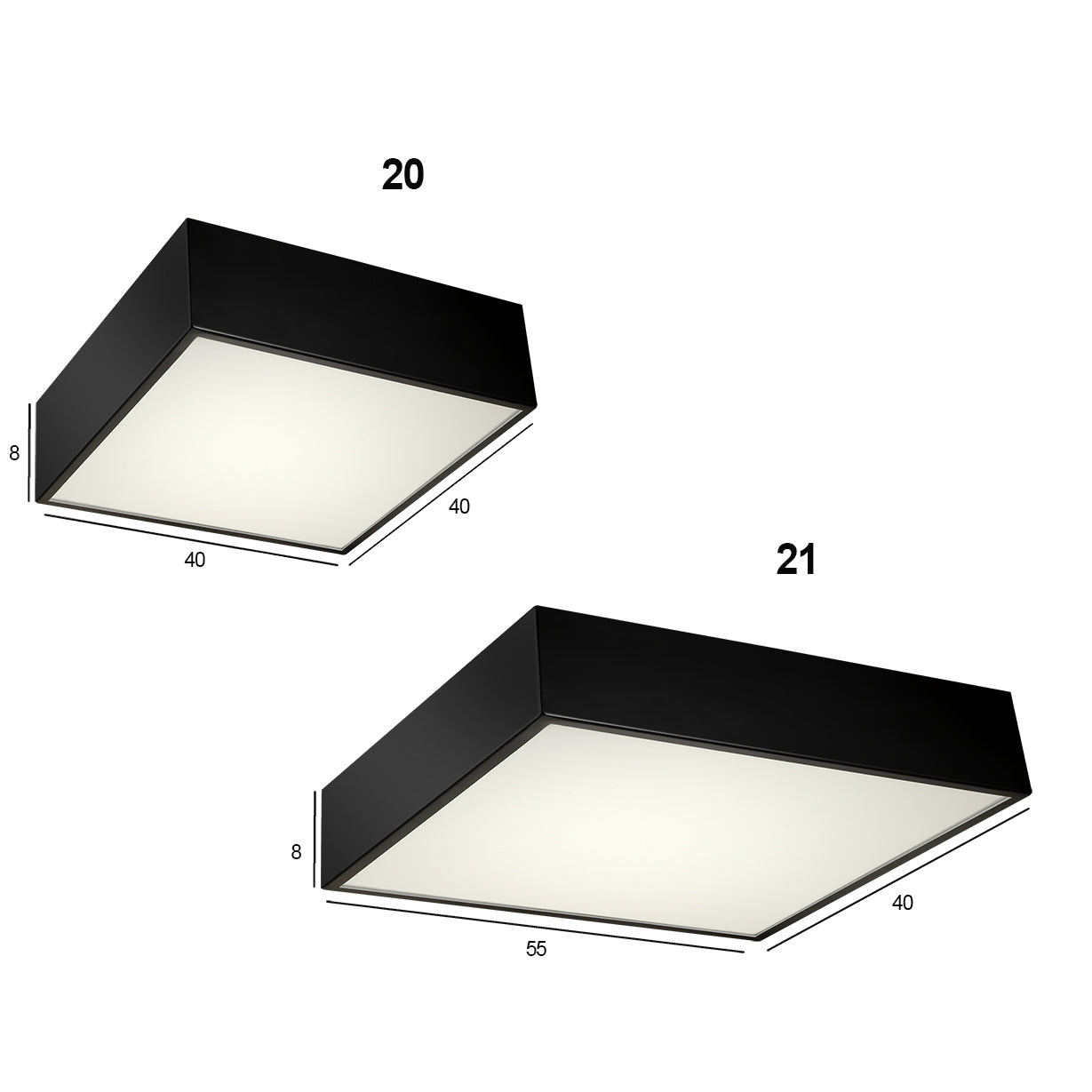 LED Modern Ceiling Lamp Luma