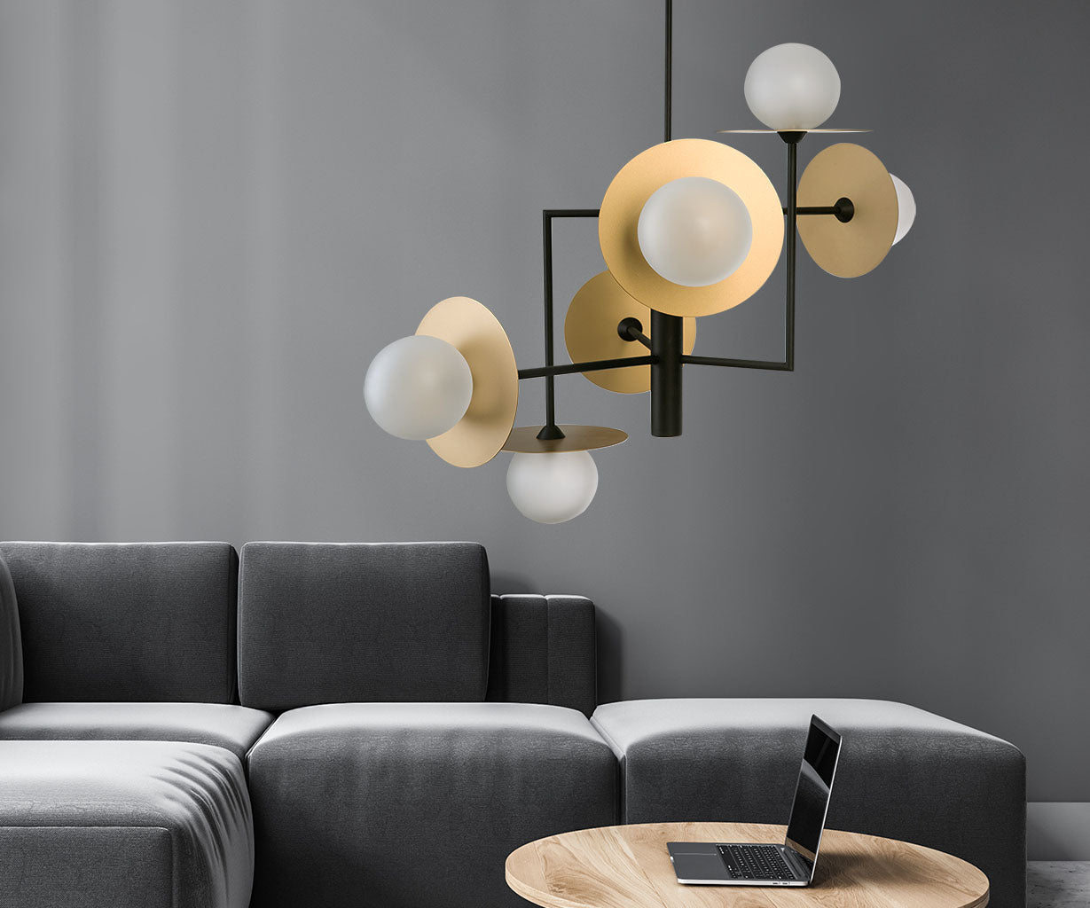 Modern Pendant Lamp 6xG9