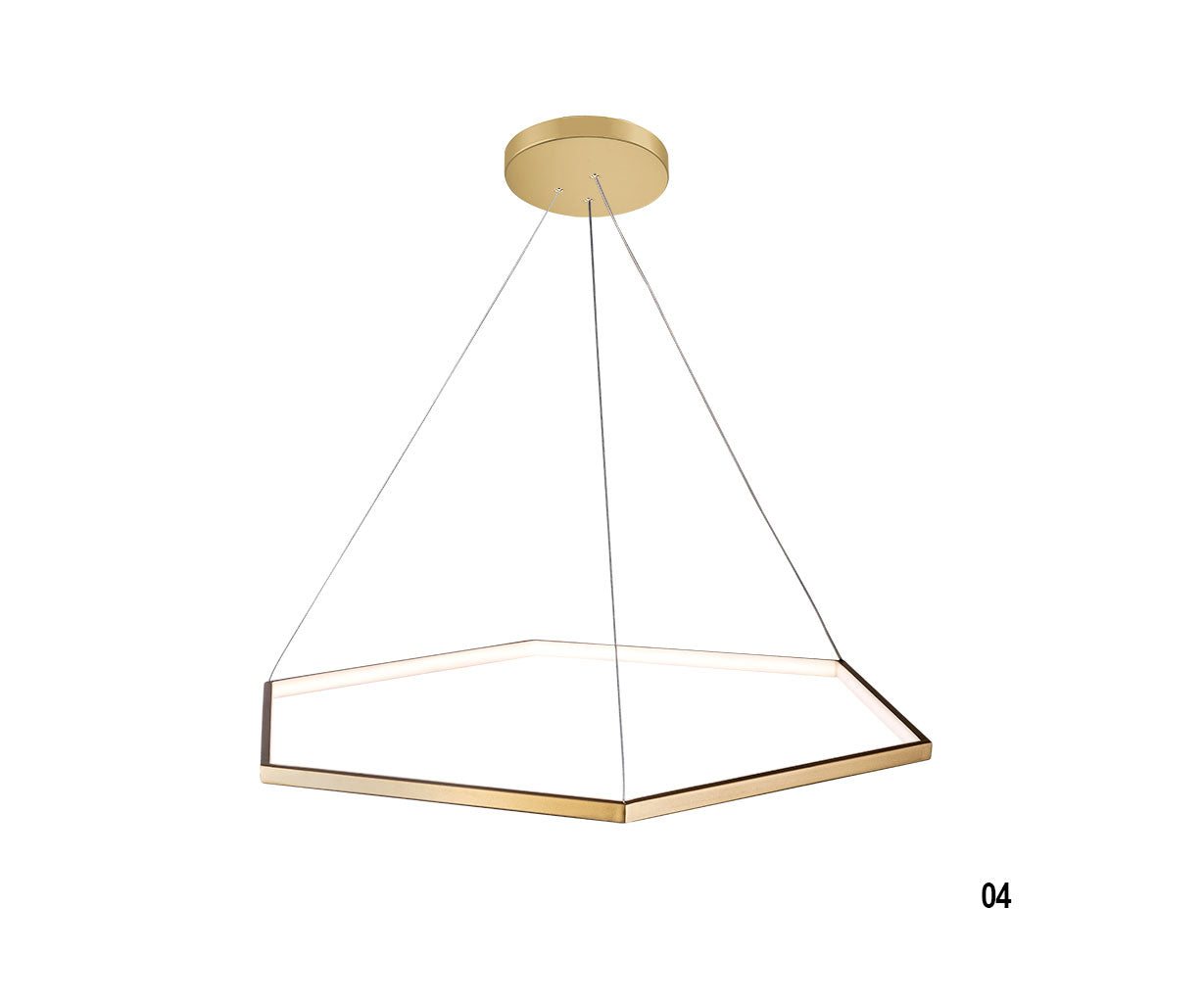 LED Pendant Light Polygon horizontal