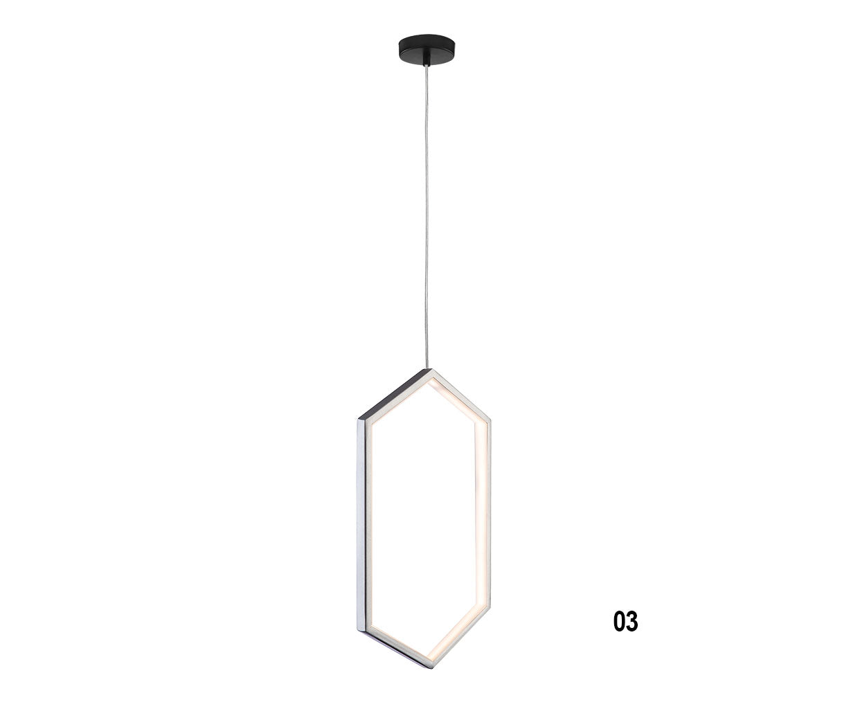 LED Pendant Light Polygon horizontal