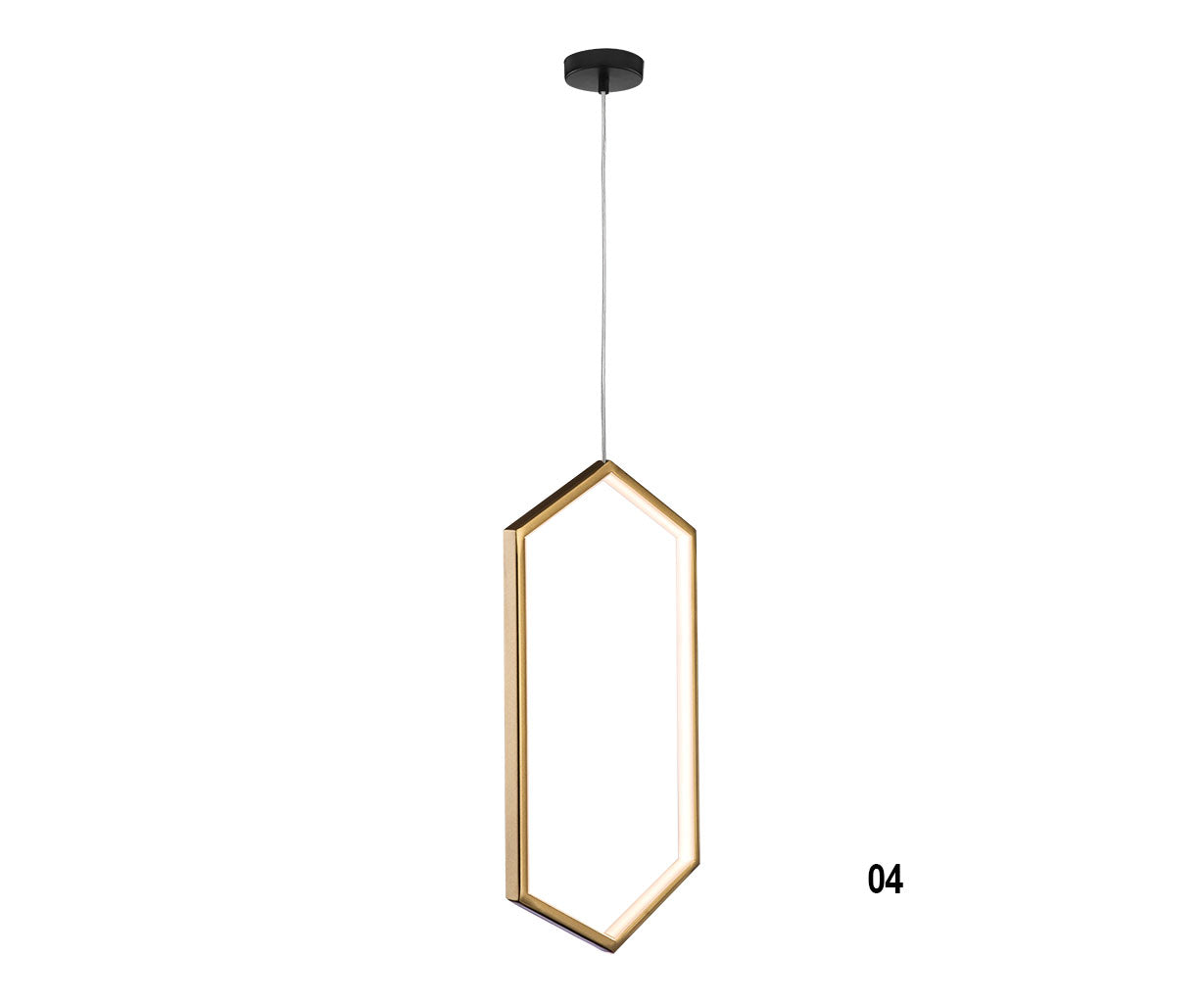 LED Pendant Light Polygon horizontal