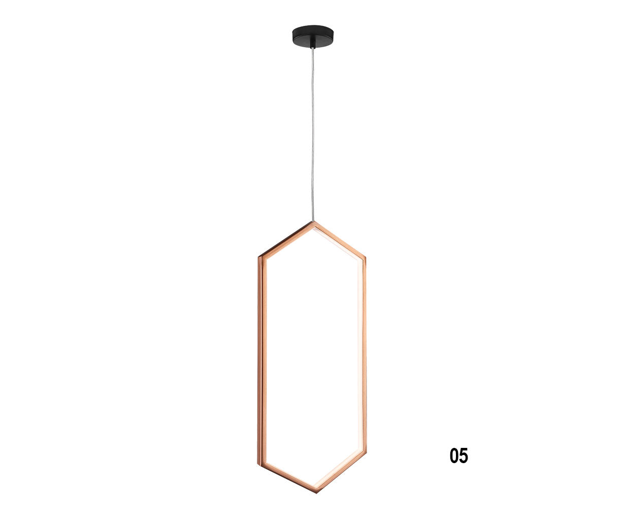 LED Pendant Light Polygon horizontal