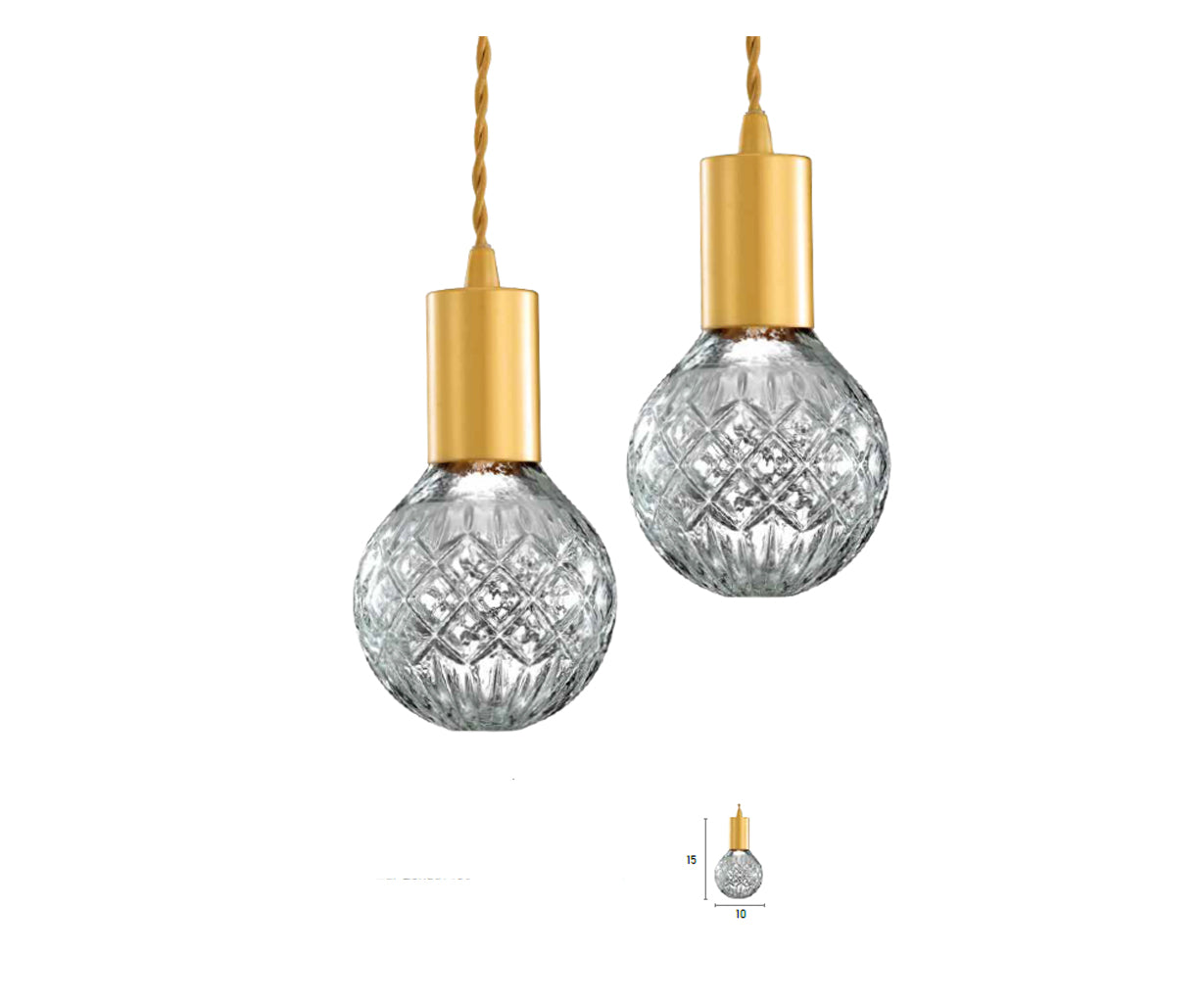 Modern Pendant Lamp  1xG9