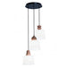 Modern Pendant Lamp VIOKEF EDUARDO 3087200 3xE27 - Lampbroker