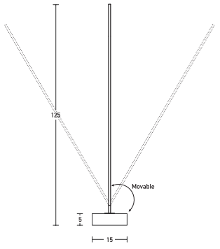 LED Modern Floor Lamp  ZAMBELIS