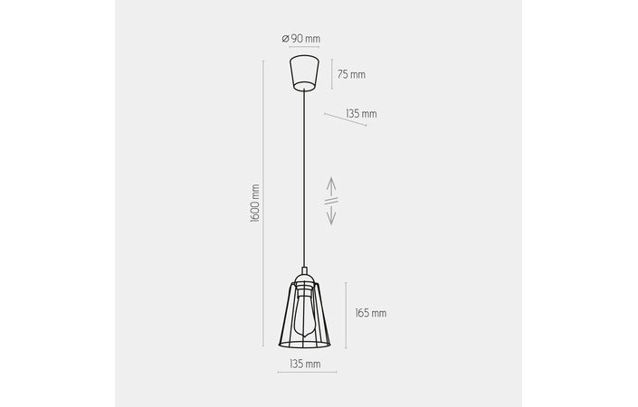 Modern Ceiling/Pendant  Lamp E27 TK Lighting