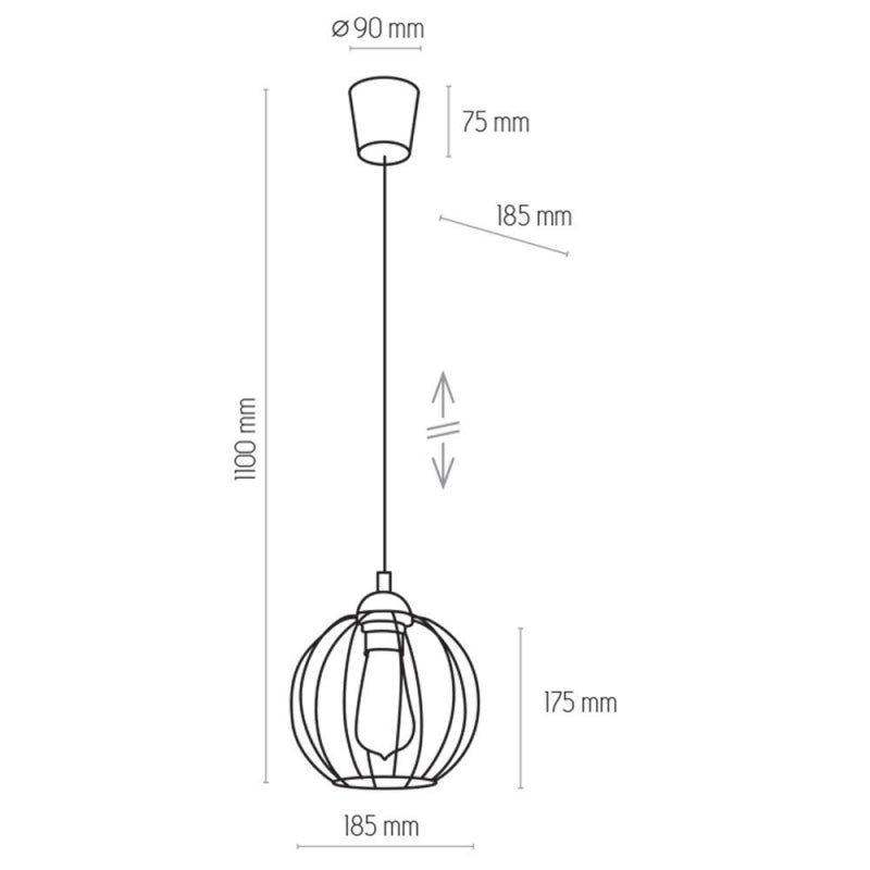 Modern Ceiling/Pendant  Lamp E27 TK Lighting