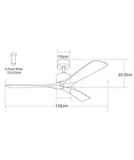 Modern CEILING FAN  ZAMBELIS