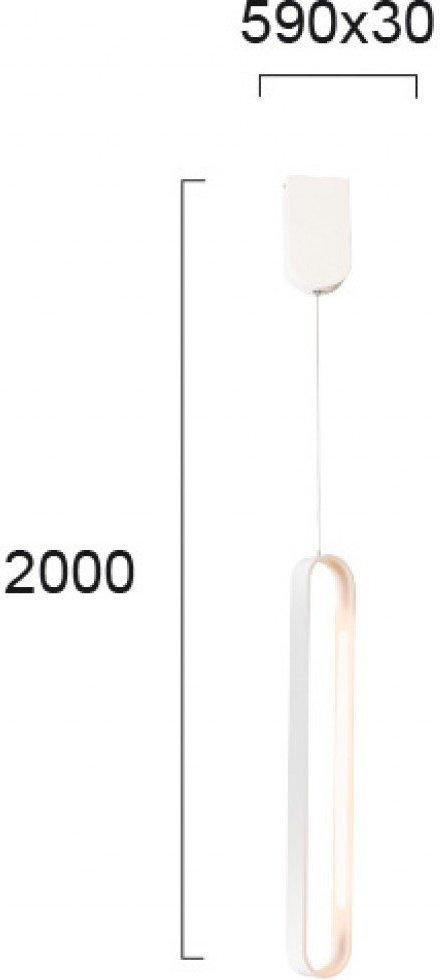 LED Pendant Lamp VIOKEF PIXIE 4220600 20W 3000K - Lampbroker