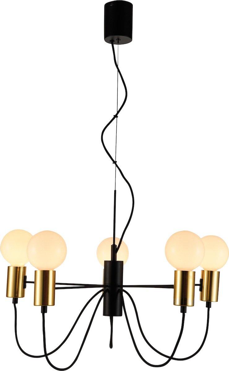 Modern Chandelier VIOKEF VOLTER 4232300 5xE27 - Lampbroker