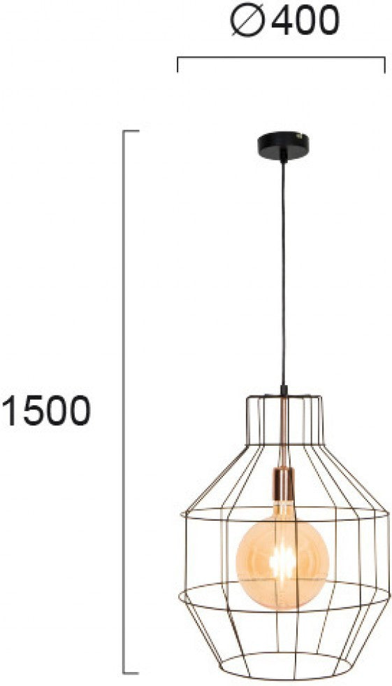 Modern Pendant Lamp VIOKEF NEXUS 4227500 1xE27