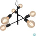 Modern Pendant Lamp VIOKEF FREESTYLE 4193100 6xE27 - Lampbroker