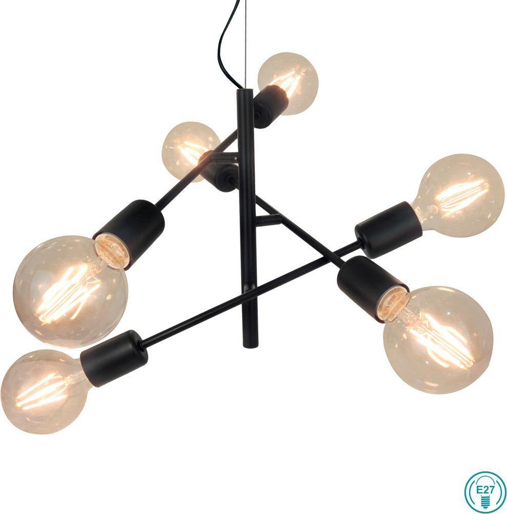 Modern Pendant Lamp VIOKEF FREESTYLE 4193100 6xE27 - Lampbroker