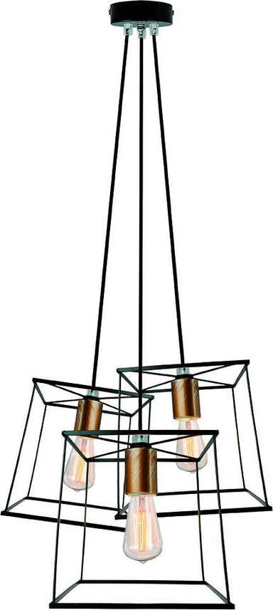Modern Pendant Lamp VIOKEF AGATHA 4138700 3xE27 - Lampbroker