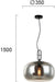 Classic Pendant Lamp VIOKEF RETRO 4206500 1xE27 - Lampbroker