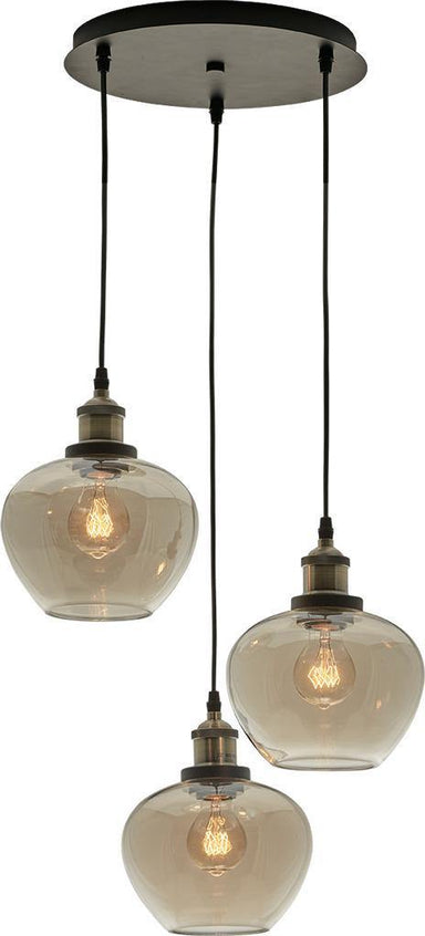 Modern Pendant Lamp VIOKEF JONAS 4165800 3xE27 - Lampbroker