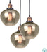 Modern Pendant Lamp VIOKEF JONAS 4165800 3xE27 - Lampbroker