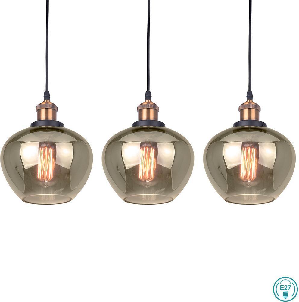 Modern Pendant Lamp VIOKEF JONAS 4165700 3xE27 - Lampbroker