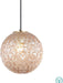 Classic Pendant Lamp VIOKEF ASPA 4206101 1xE27 - Lampbroker