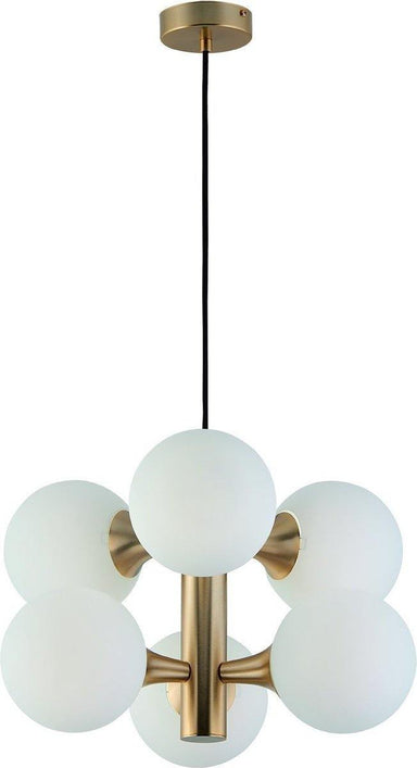 Modern Chandelier VIOKEF GLOBE 3094400 6xE14 - Lampbroker