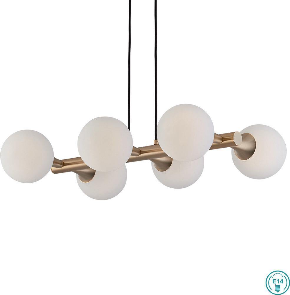 Modern Chandelier VIOKEF GLOBE 3094500 6xE14 - Lampbroker